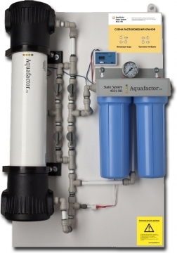 Система очистки воды  на  основе  обратного  осмоса      производительностью  от  70 до 150  л/час.